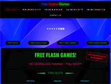 Tablet Screenshot of freecasinogames.co.za